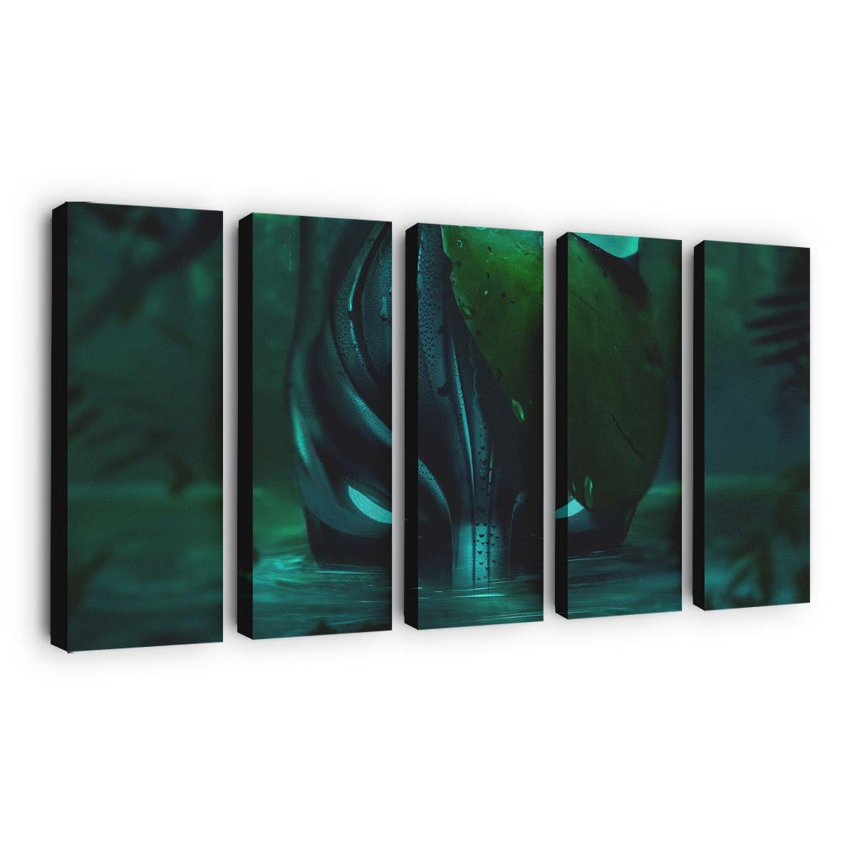 Black Panther Wakanda für immer Film Leinwandbild - Marvel Wandbild