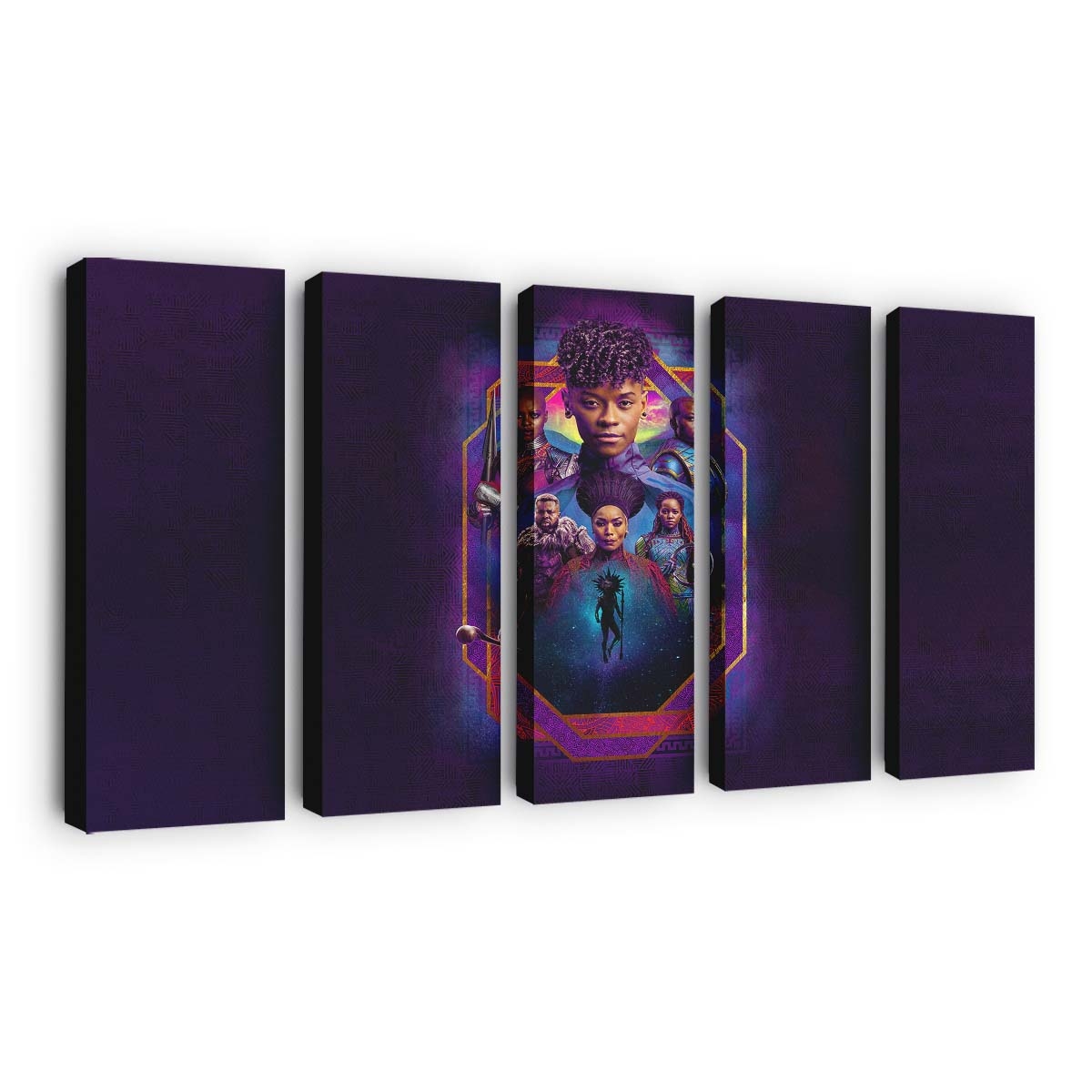 Black Panther Wakanda für immer Film Leinwandbild - Marvel Wandbild 2