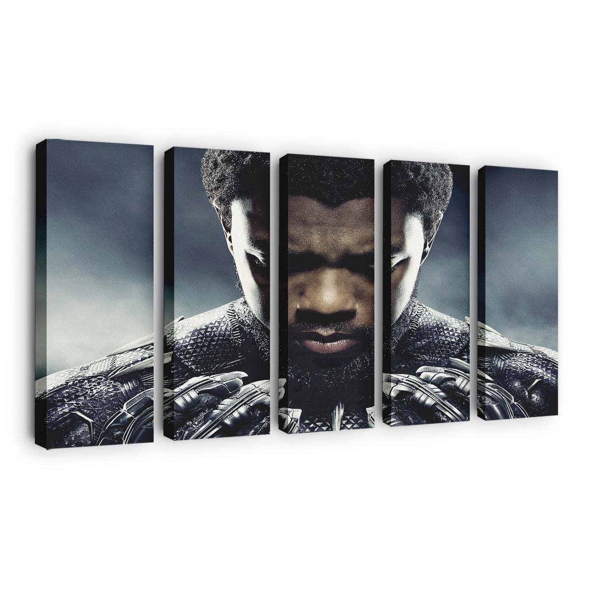 Chadwick Boseman als Black Panther Leinwandbild - Marvel Wandbild