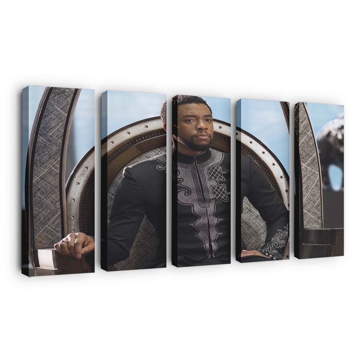 Chadwick Boseman Black Panther 208 Leinwandbild - Marvel Wandbild 2