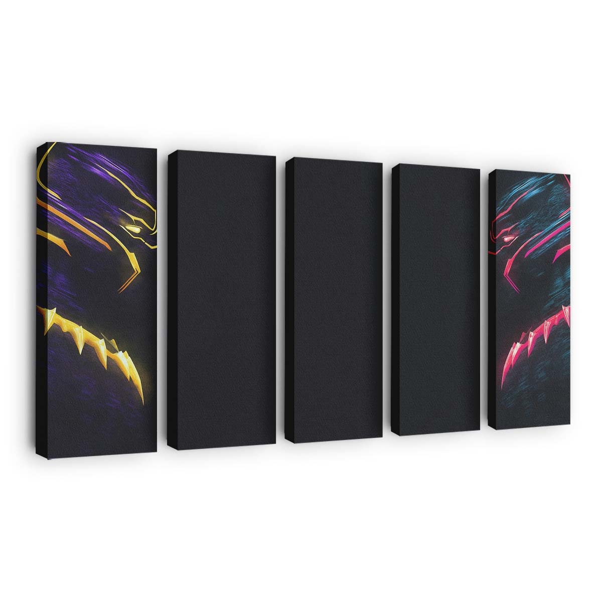 Erik Killmonger Black Panther Kunst Leinwandbild - Marvel Wandbild