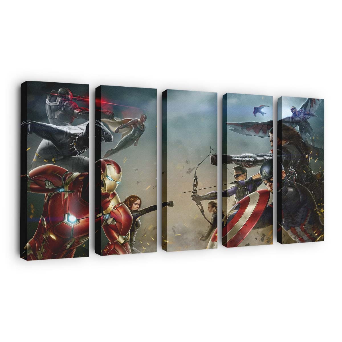 Marvel Superhelden Digitale Kunst Leinwandbild - Marvel Wandbild