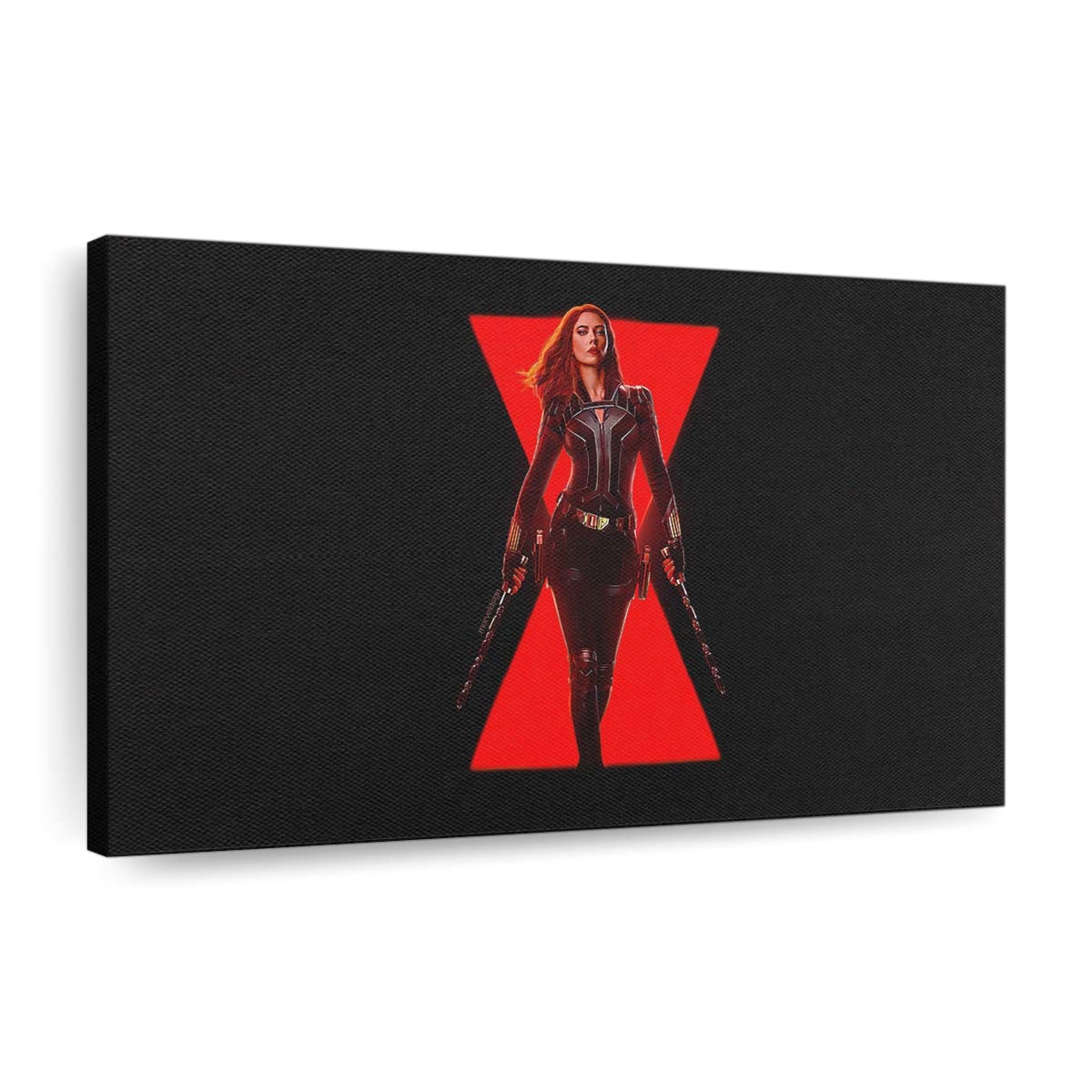 Black Widow Dark Art Leinwandbild Marvel Wandbild