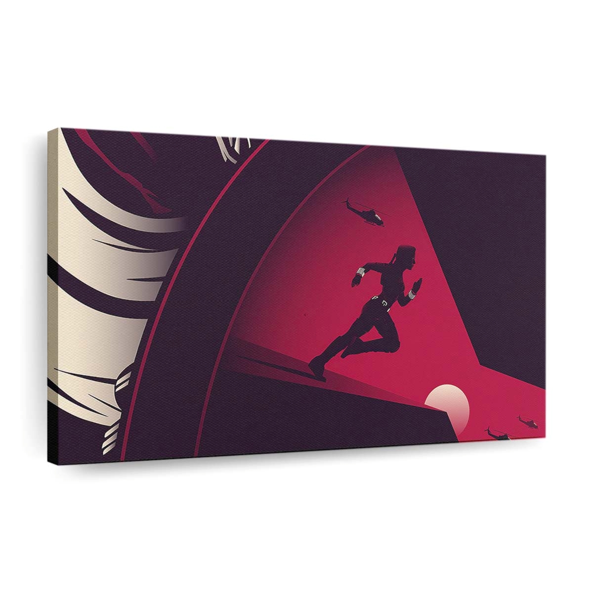 Black Widow Minimal Movie Leinwandbild Marvel Wandbild