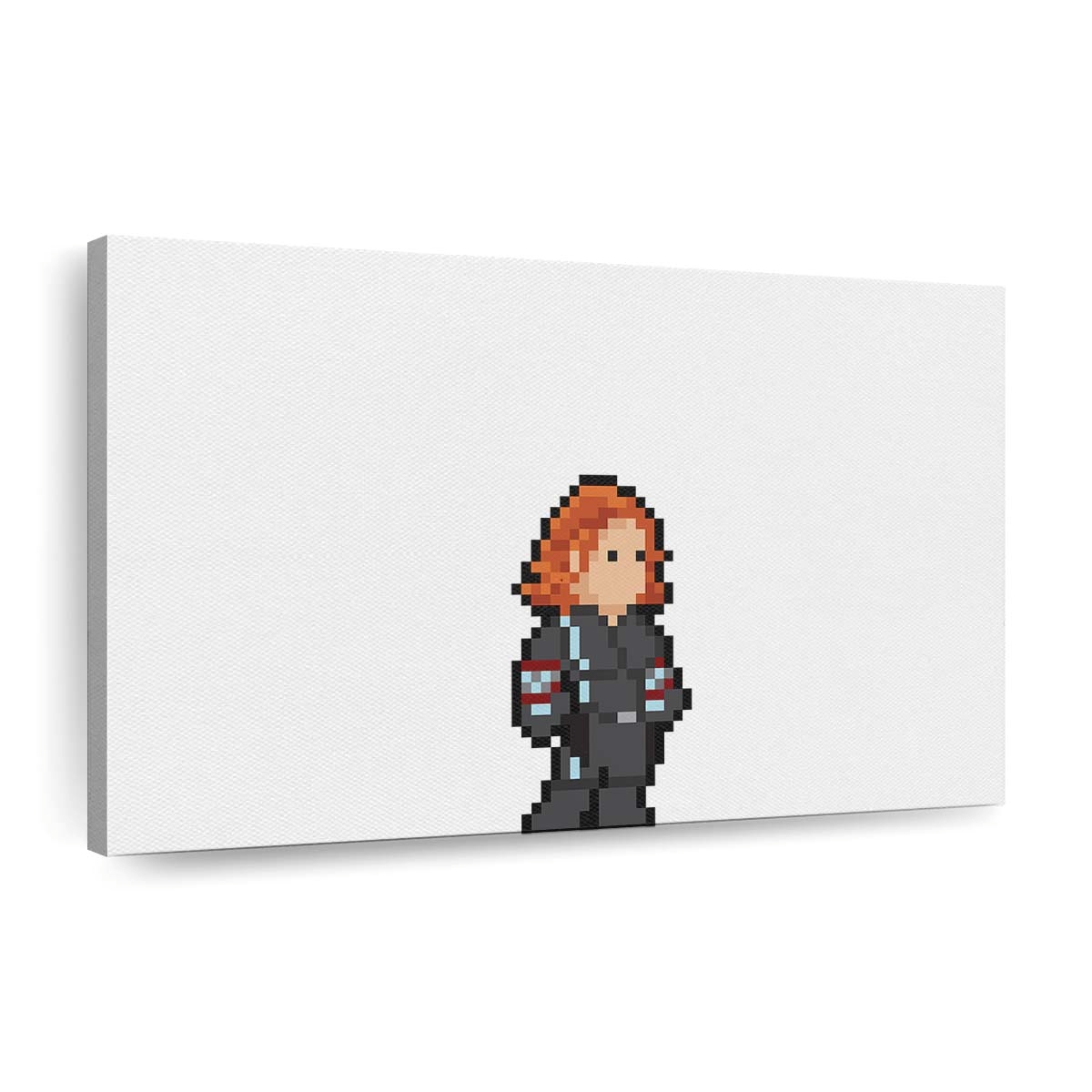Black Widow Pixel Art Leinwandbild Marvel Wandbild 2