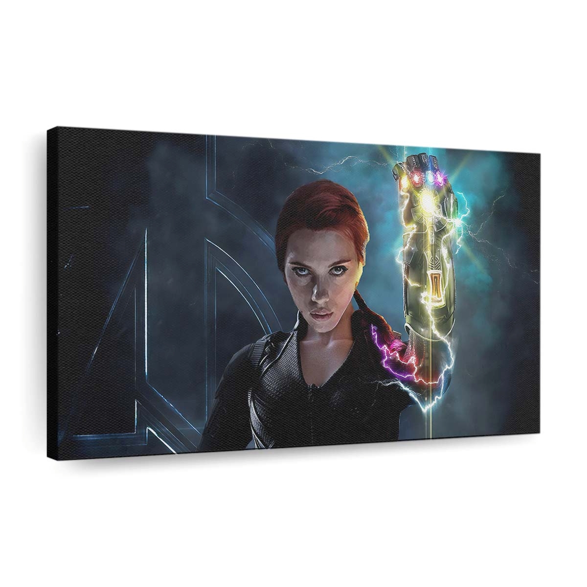 Black Widow With Infinity Gauntlet Leinwandbild Marvel Wandbild
