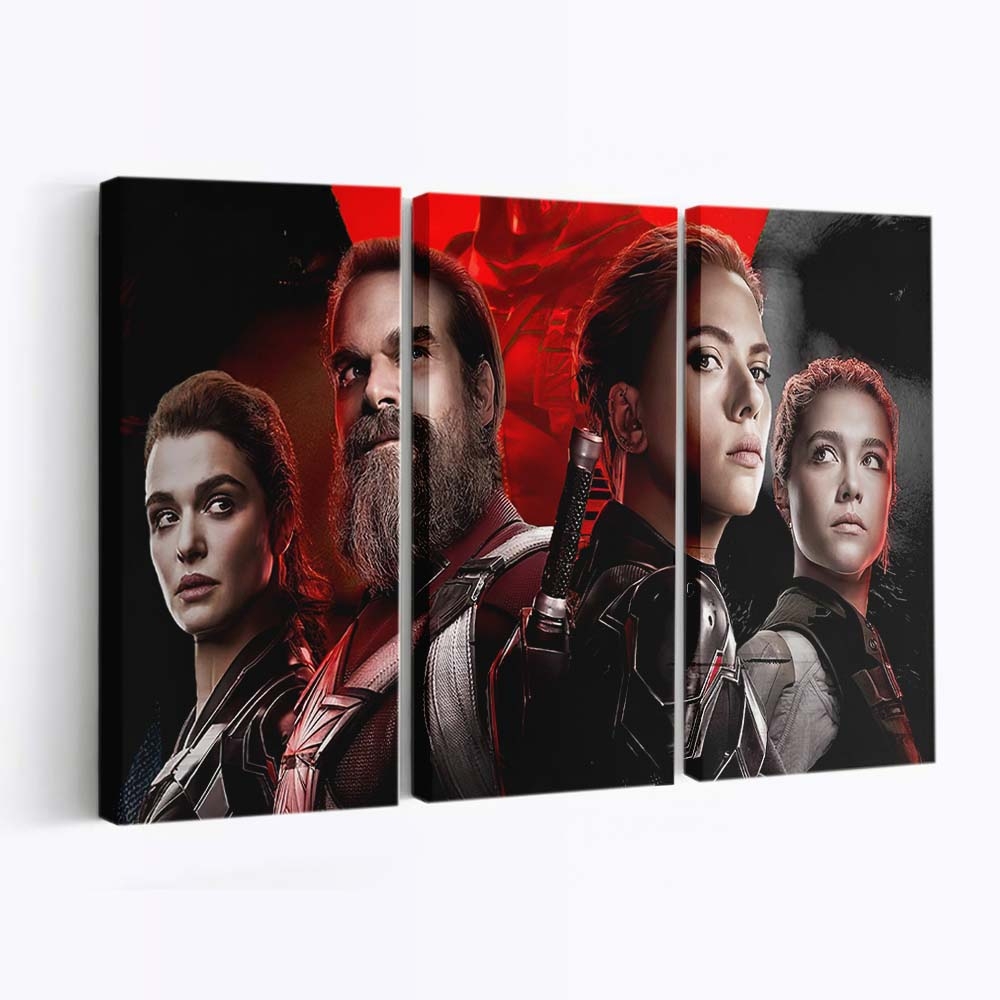 Black Widow 2020 Artwork Leinwandbild Marvel Wandbild