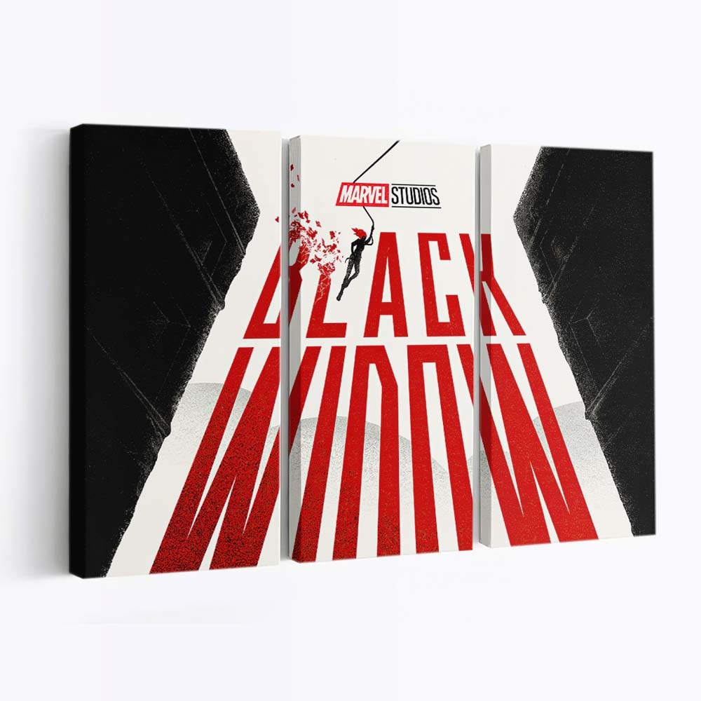 Black Widow Movie Art Leinwandbild Marvel Wandbild