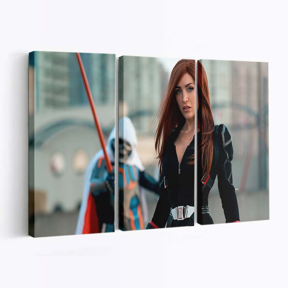 Black Widow New Cosplay Leinwandbild Marvel Wandbild