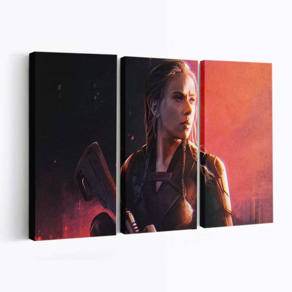 Black Widow Superhero Leinwandbild Marvel Wandbild
