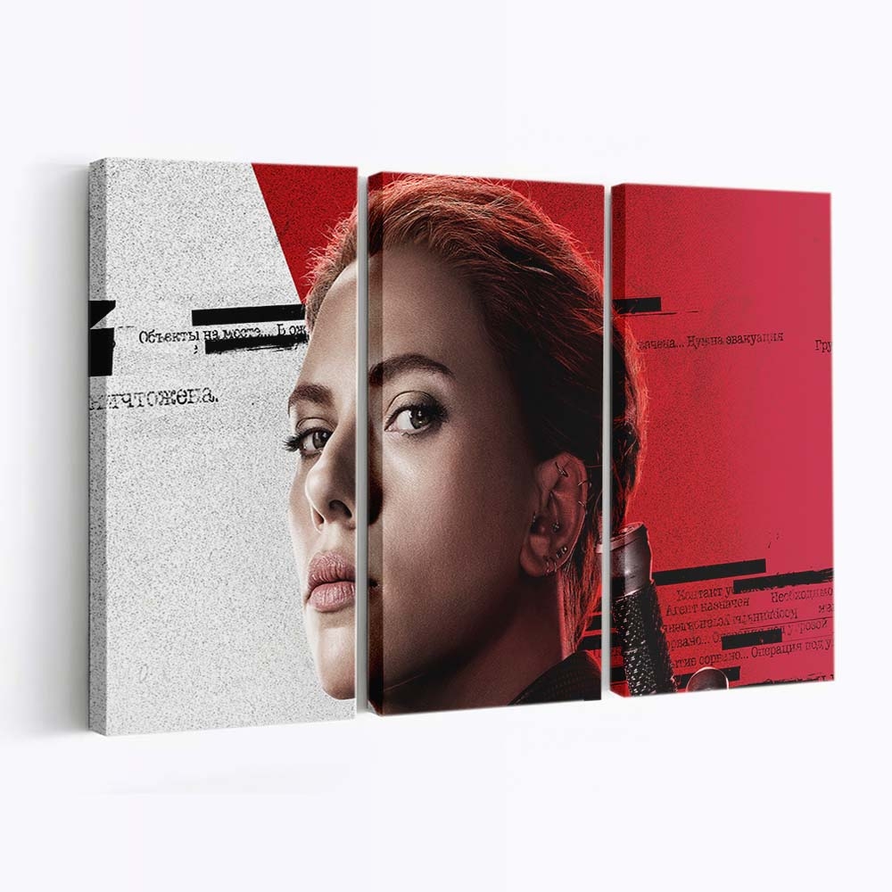 Scarlett Johansson In Black Widow Movie Leinwandbild Marvel Wandbild