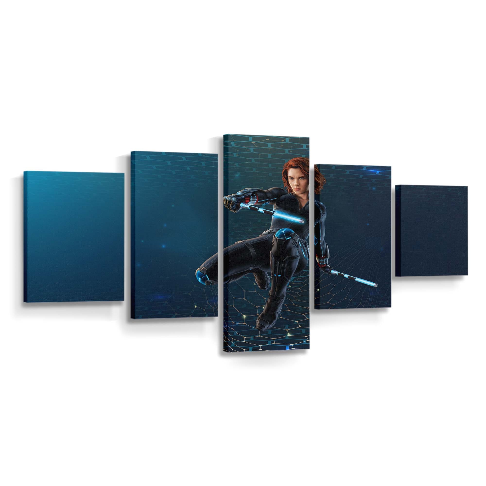 Black Widow 3D Leinwandbild Marvel Wandbild 