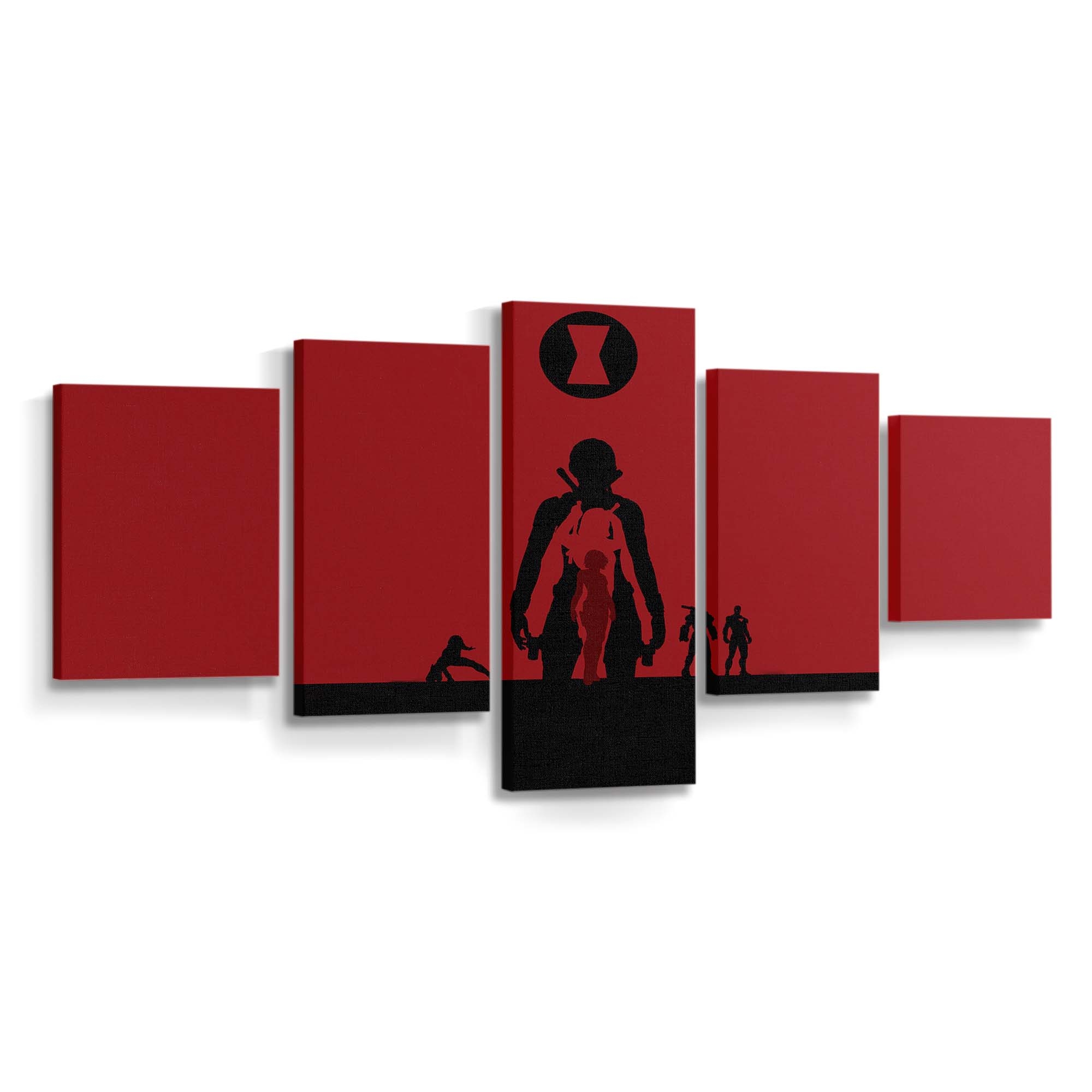 Black Widow Avengers Endgame Minimalism Leinwandbild Marvel Wandbild 