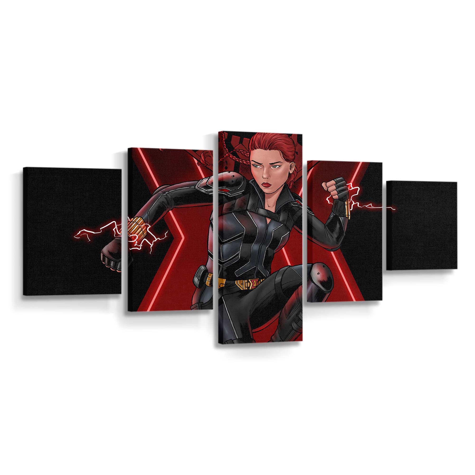 Black Widow Comic Art Leinwandbild Marvel Wandbild 2
