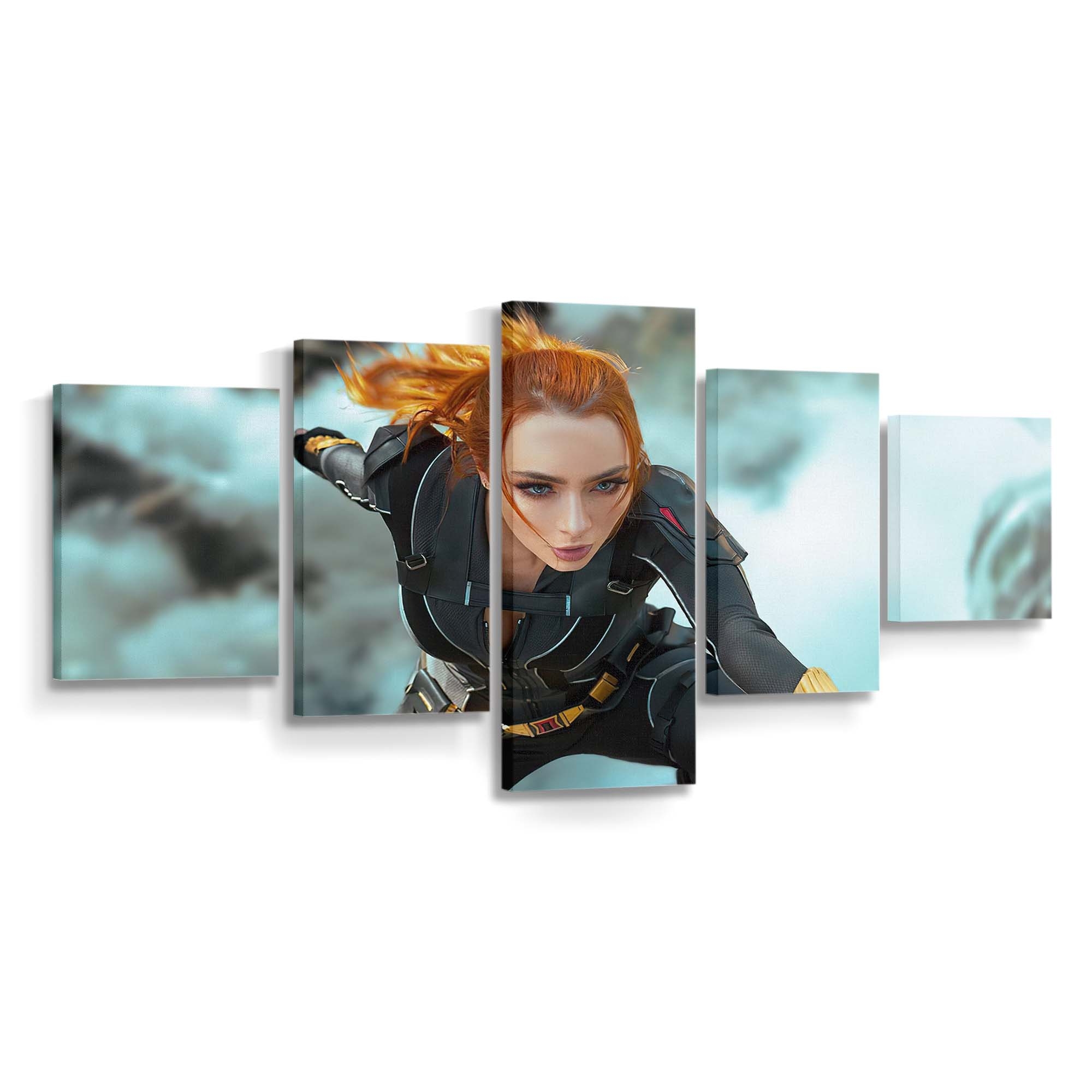 Black Widow Cosplay 202 Leinwandbild Marvel Wandbild 