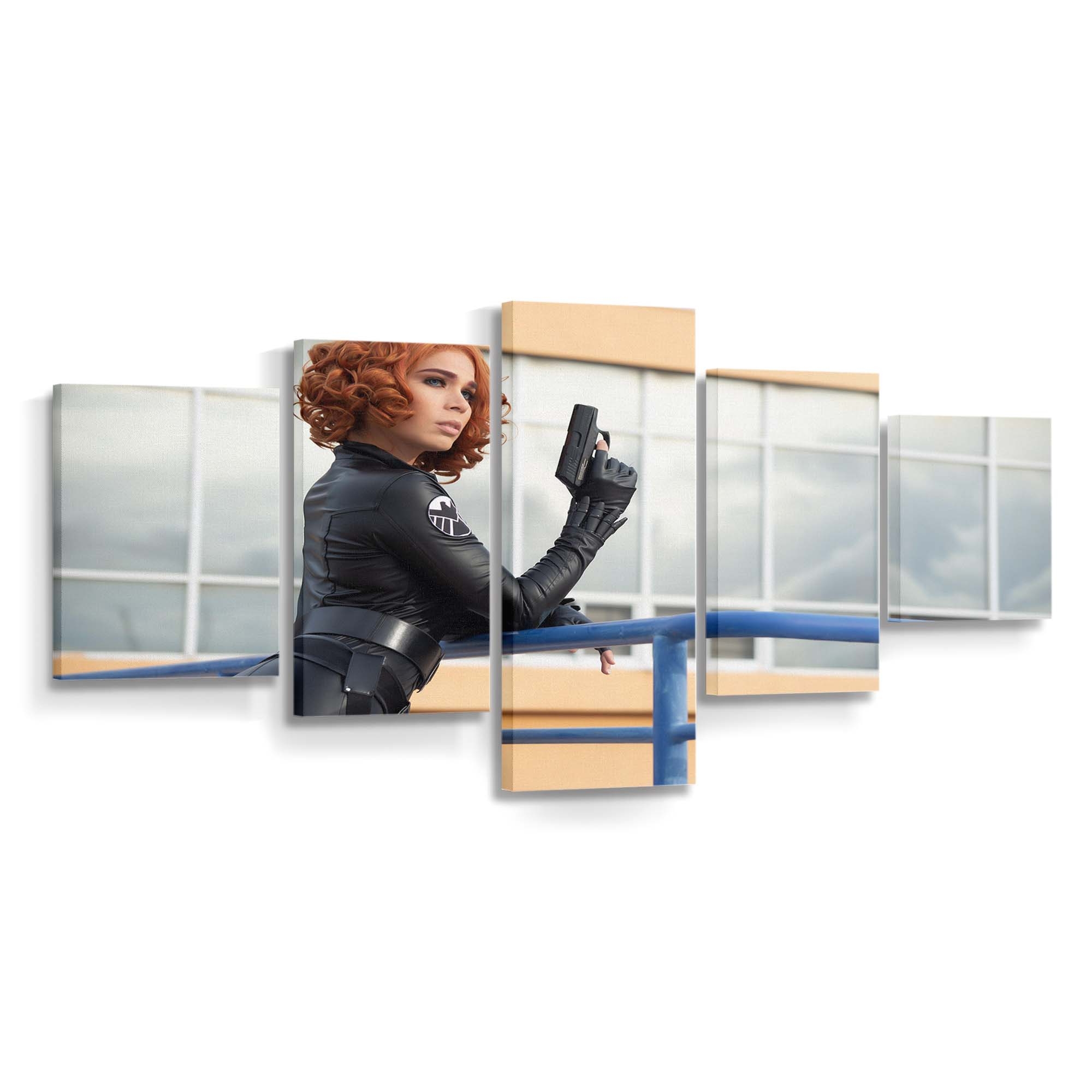 Black Widow Cosplay Leinwandbild Marvel Wandbild 3