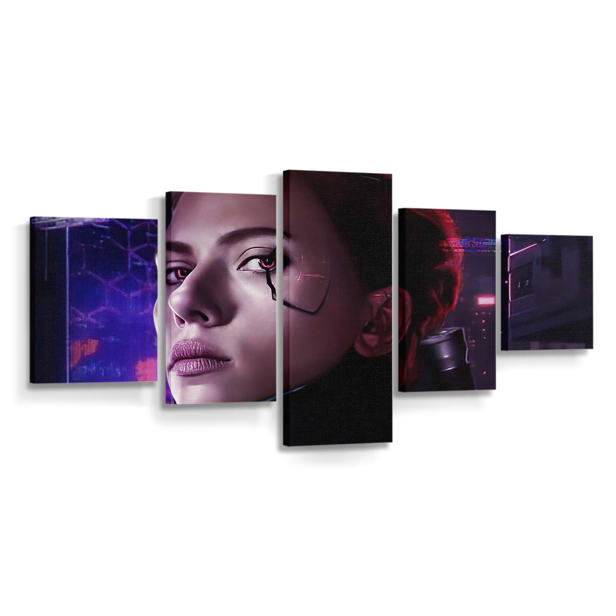 Black Widow Cyborg Leinwandbild Marvel Wandbild 