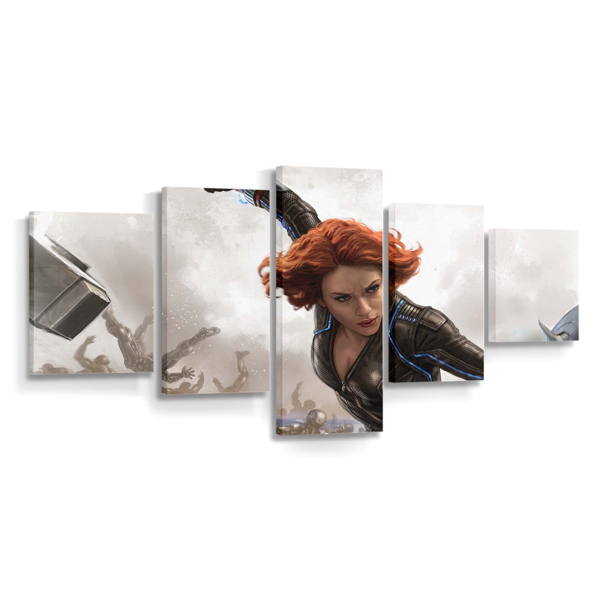 Black Widow Fan Art Leinwandbild Marvel Wandbild 