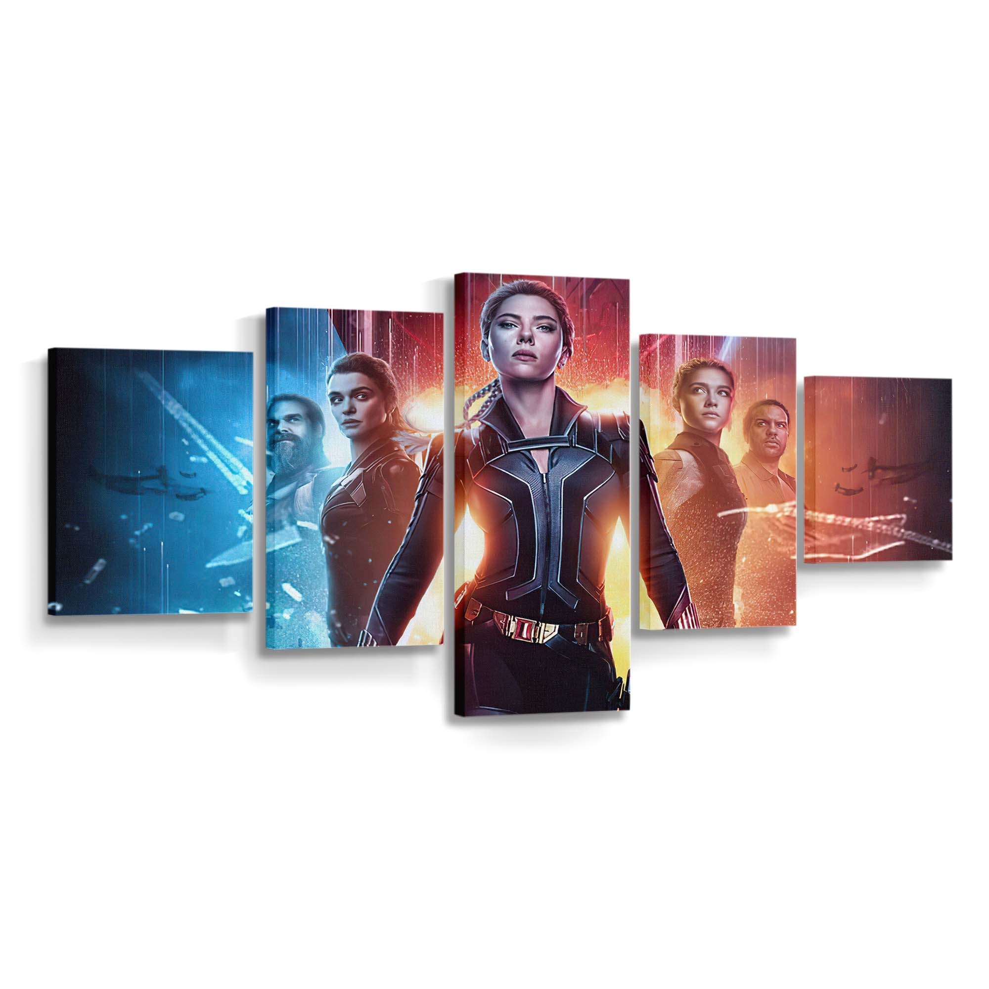 Black Widow Fan Made 202 Leinwandbild Marvel Wandbild 