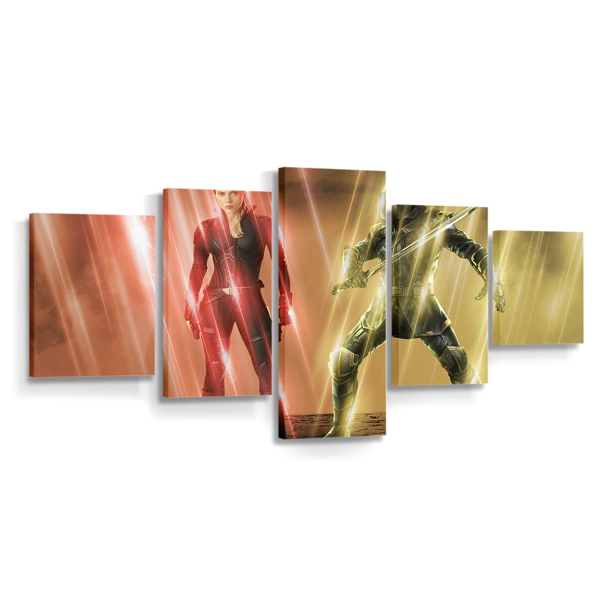 Black Widow Hawkeye Leinwandbild Marvel Wandbild 