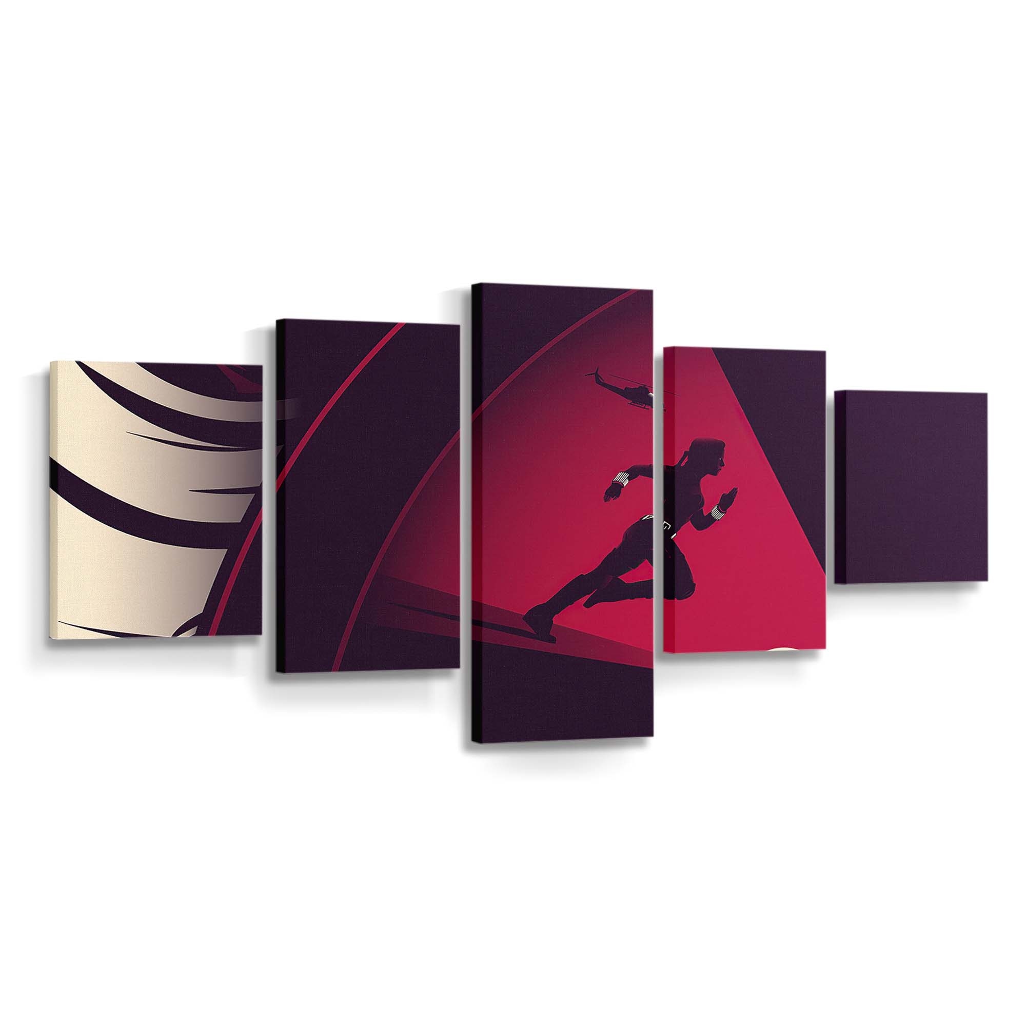 Black Widow Minimal Movie Leinwandbild Marvel Wandbild 