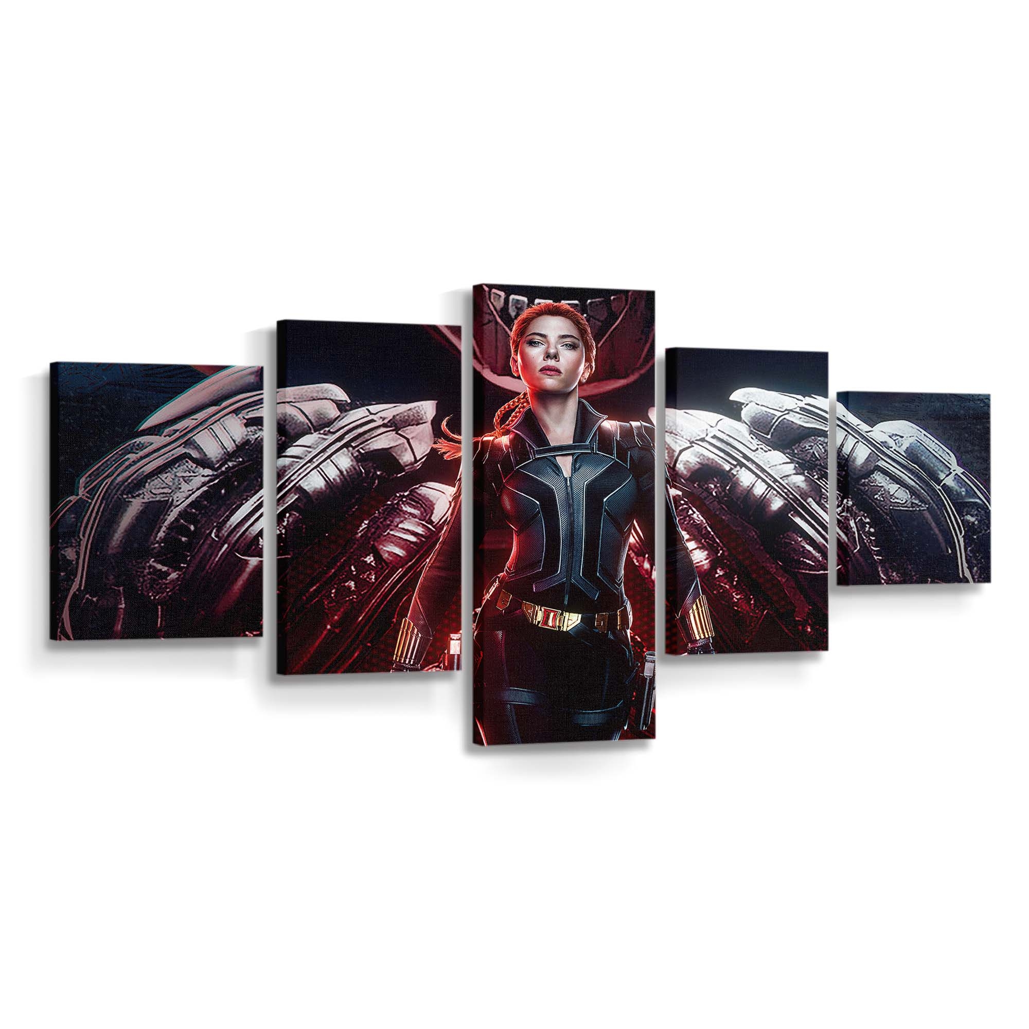 Black Widow Design Leinwandbild Marvel Wandbild 