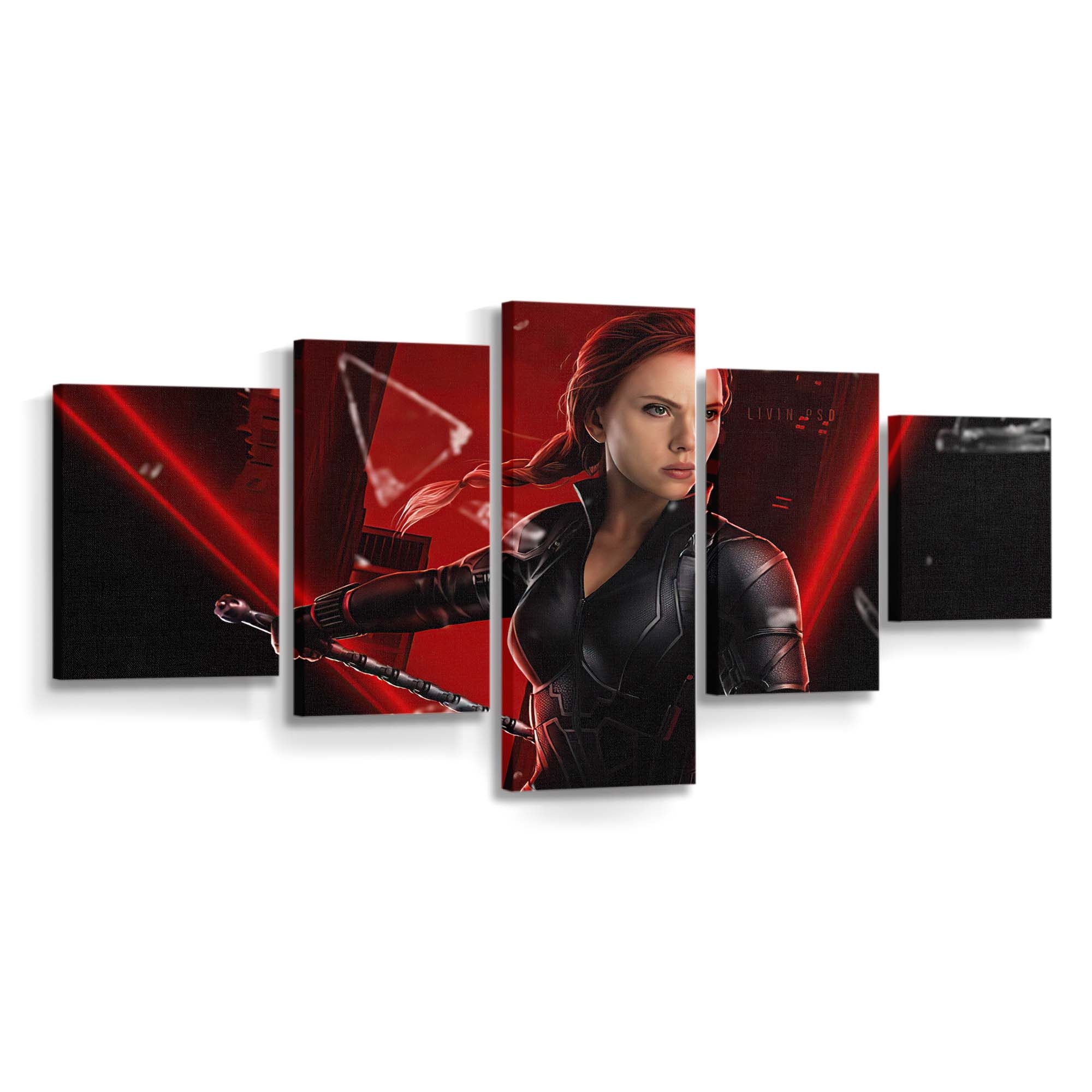 Black Widow Scarlett Leinwandbild Marvel Wandbild 2