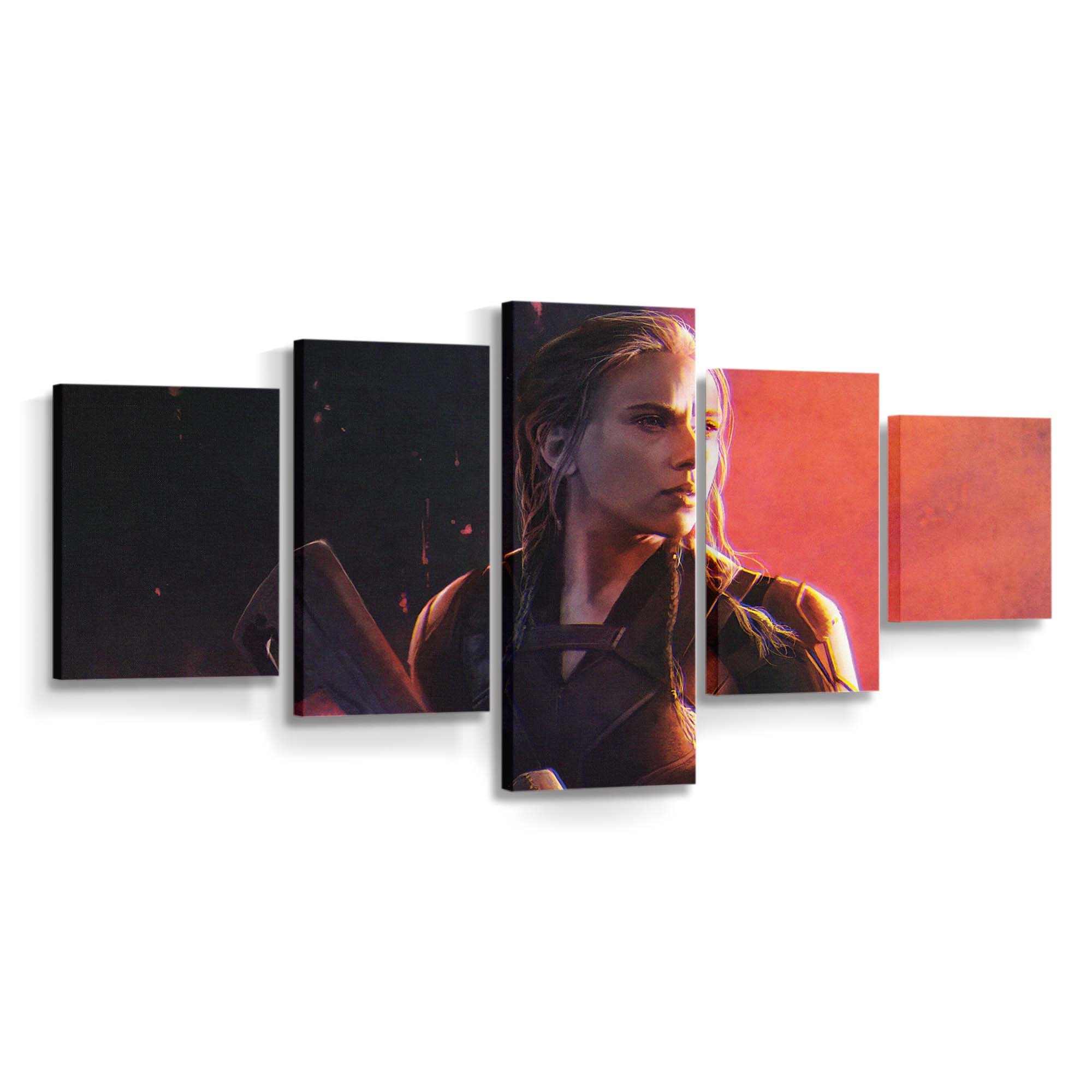 Black Widow Superhero Leinwandbild Marvel Wandbild 