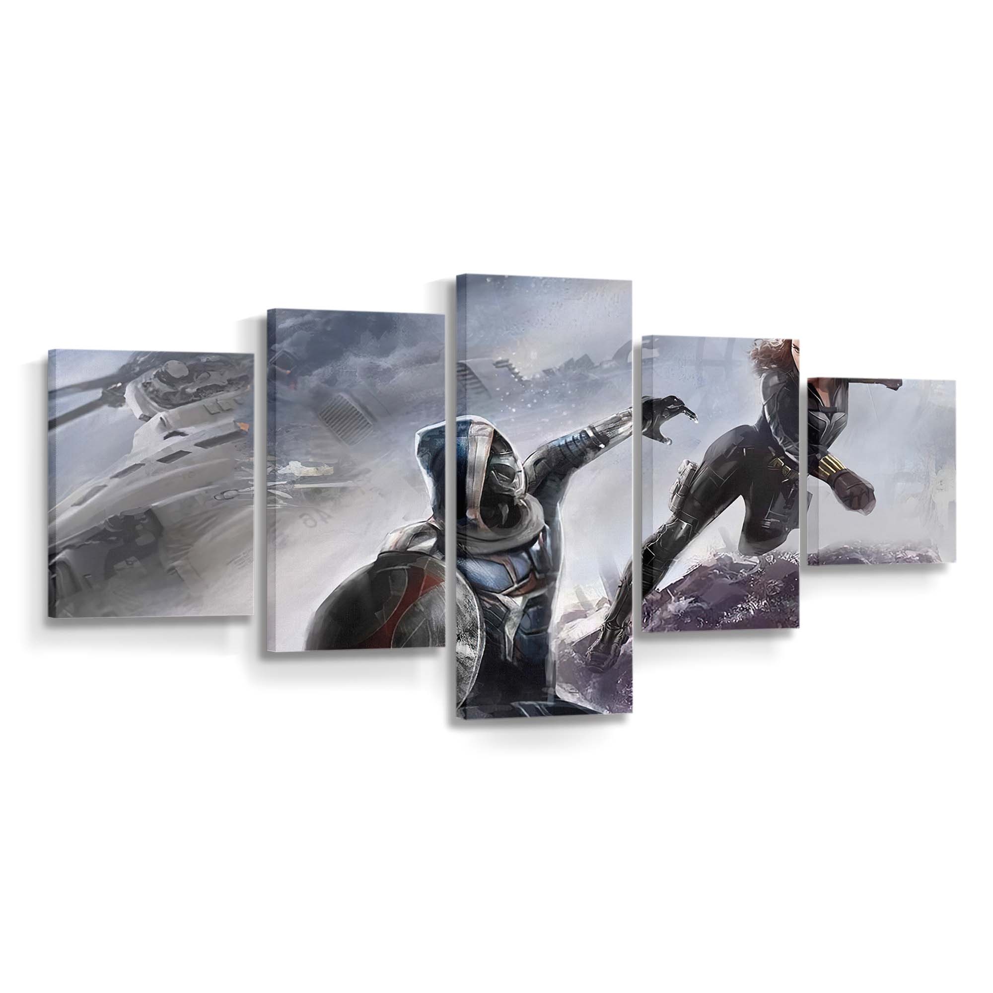 Black Widow V Taskmaster Leinwandbild Marvel Wandbild 