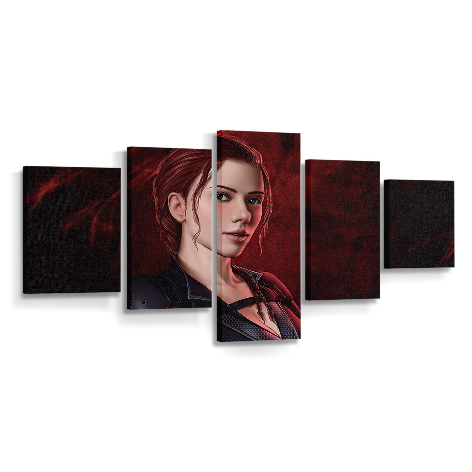 Natasha Romanoff Black Widow Fanart Leinwandbild Marvel Wandbild 