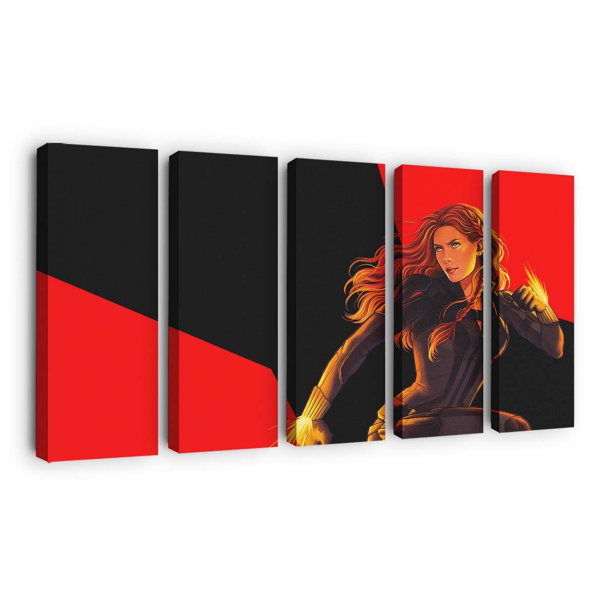 Black Widow 2020 Sketch Art Leinwandbild Marvel Wandbild