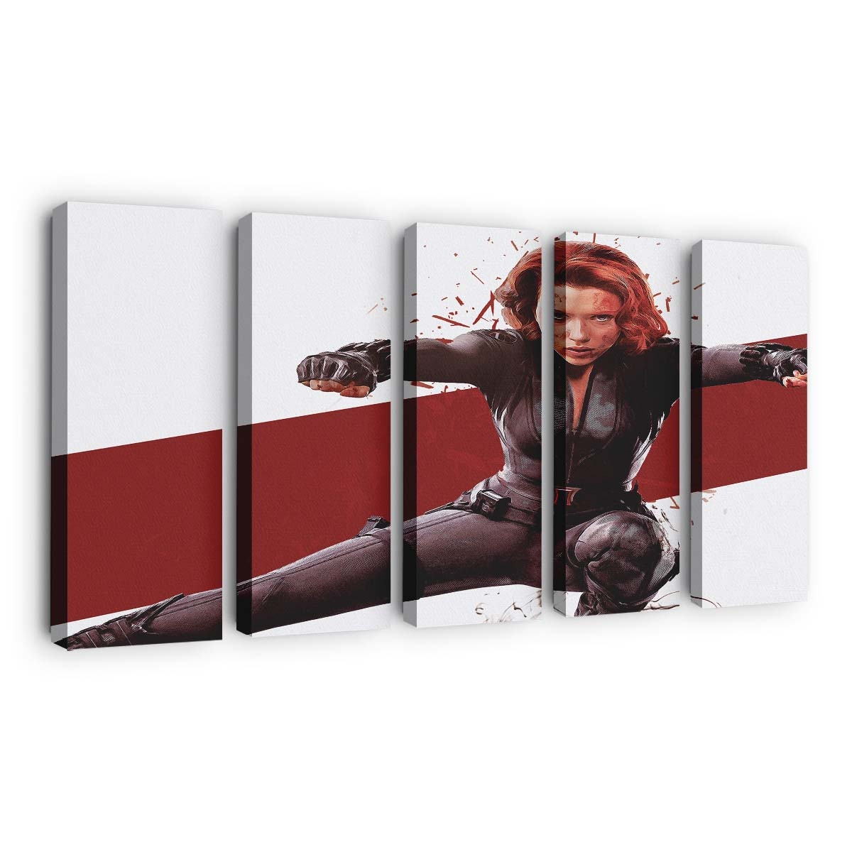 Black Widow Art Leinwandbild Marvel Wandbild 3