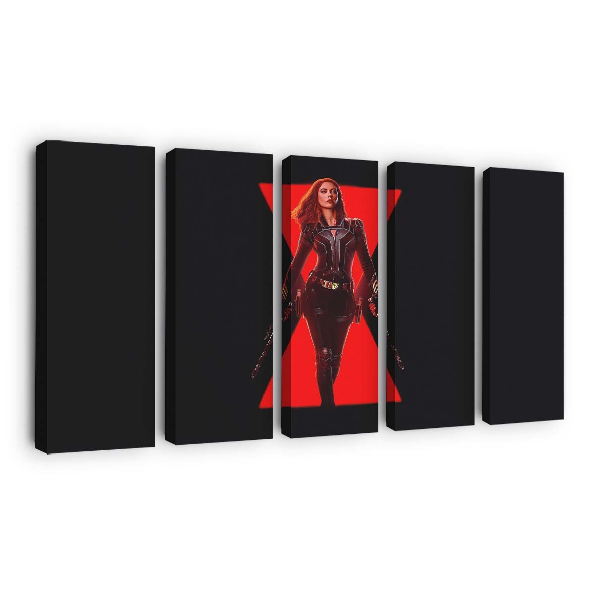 Black Widow Dark Art Leinwandbild Marvel Wandbild
