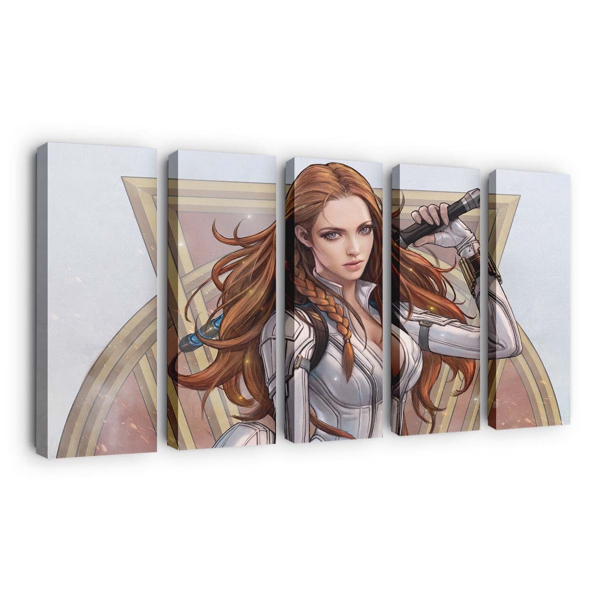 Black Widow Fantasy Art Leinwandbild Marvel Wandbild