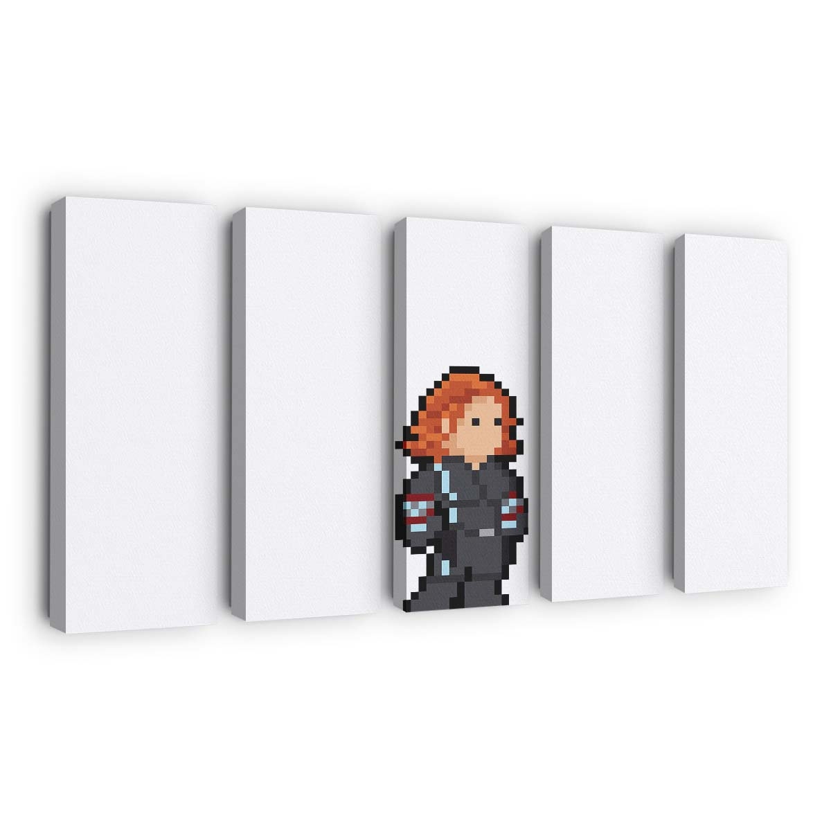 Black Widow Pixel Art Leinwandbild Marvel Wandbild 2