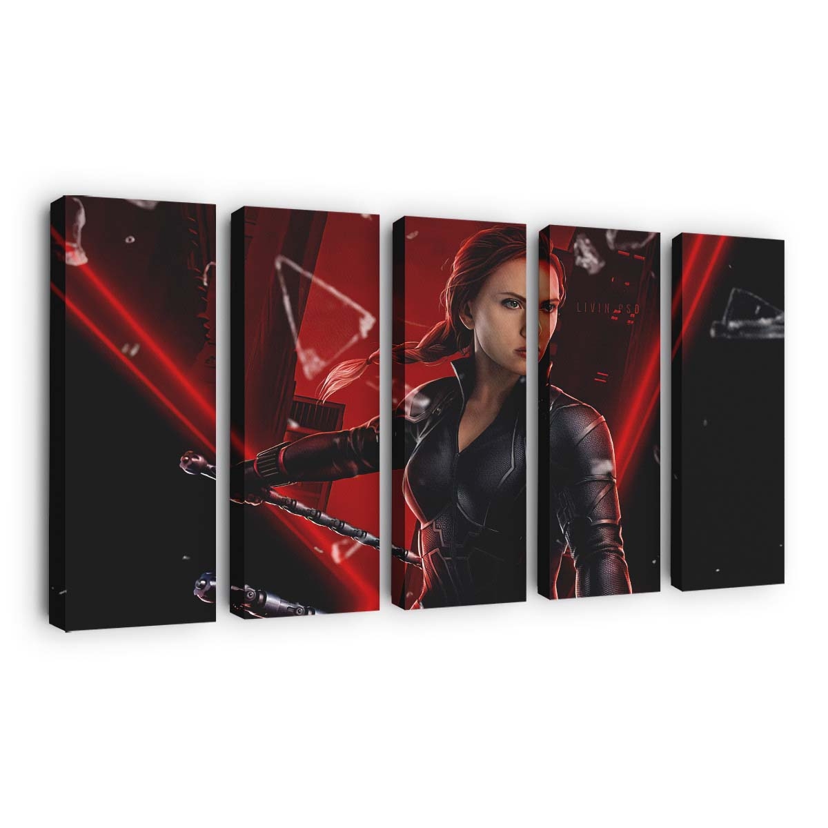 Black Widow Scarlett Leinwandbild Marvel Wandbild 2