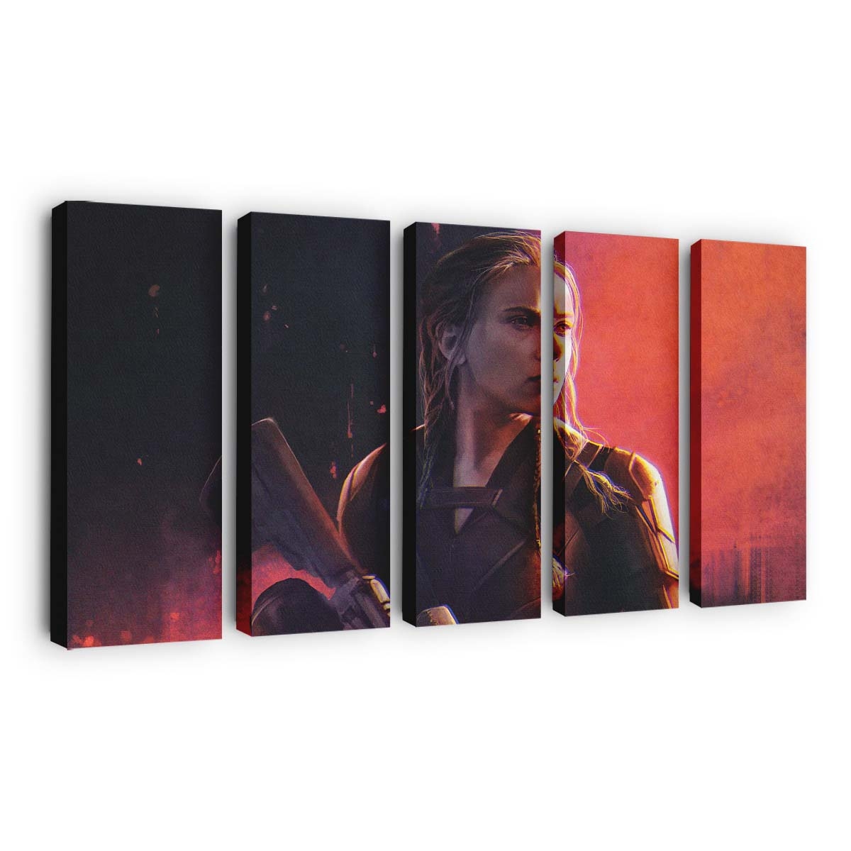 Black Widow Superhero Leinwandbild Marvel Wandbild