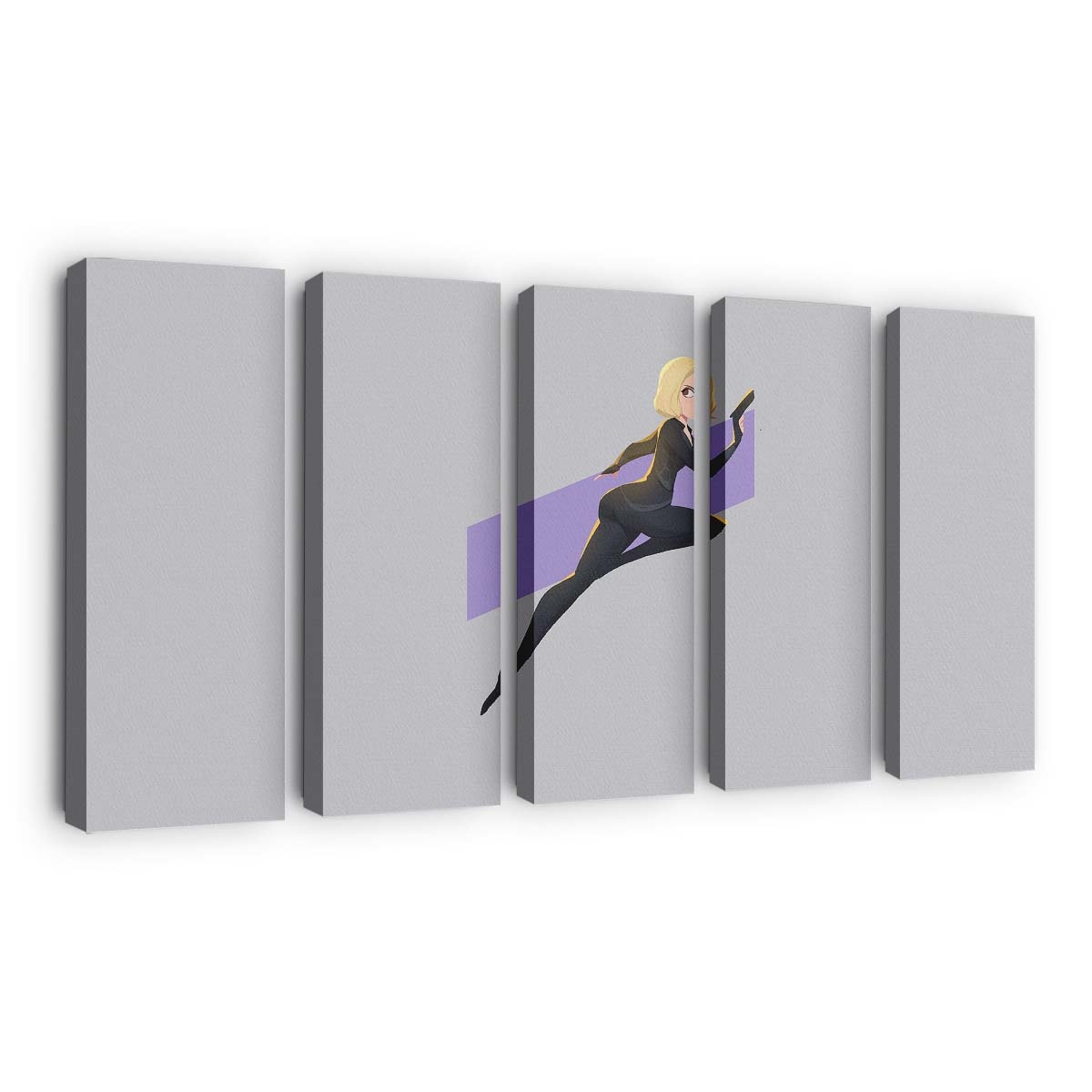 Black Widow Minimal Leinwandbild Marvel Wandbild