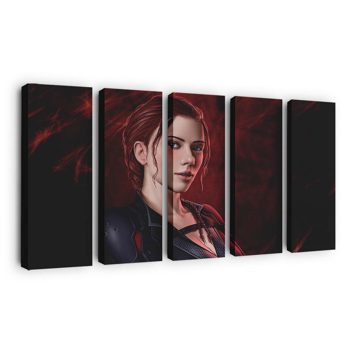 Natasha Romanoff Black Widow Fanart Leinwandbild Marvel Wandbild