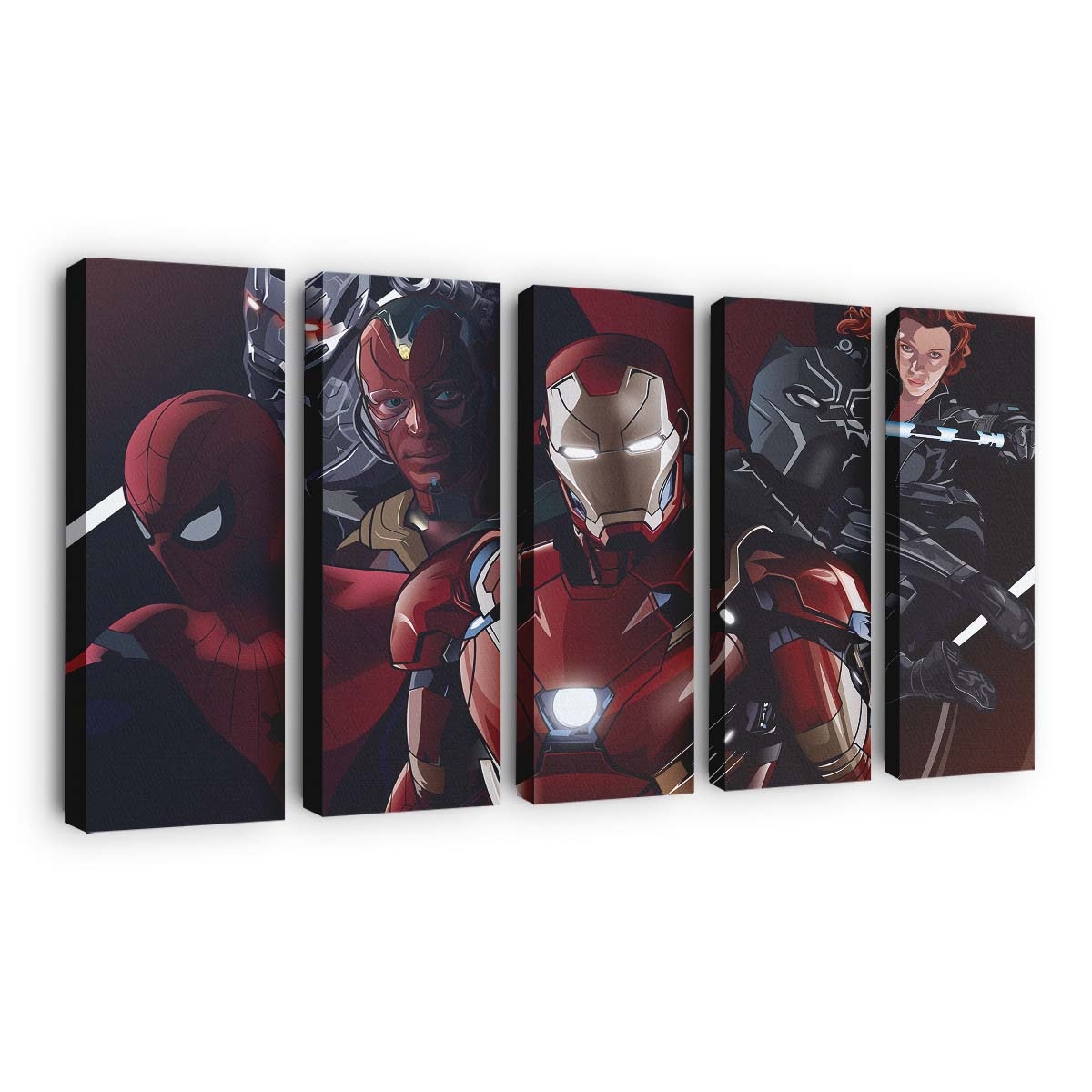 Team Iron Man Leinwandbild Marvel Wandbild