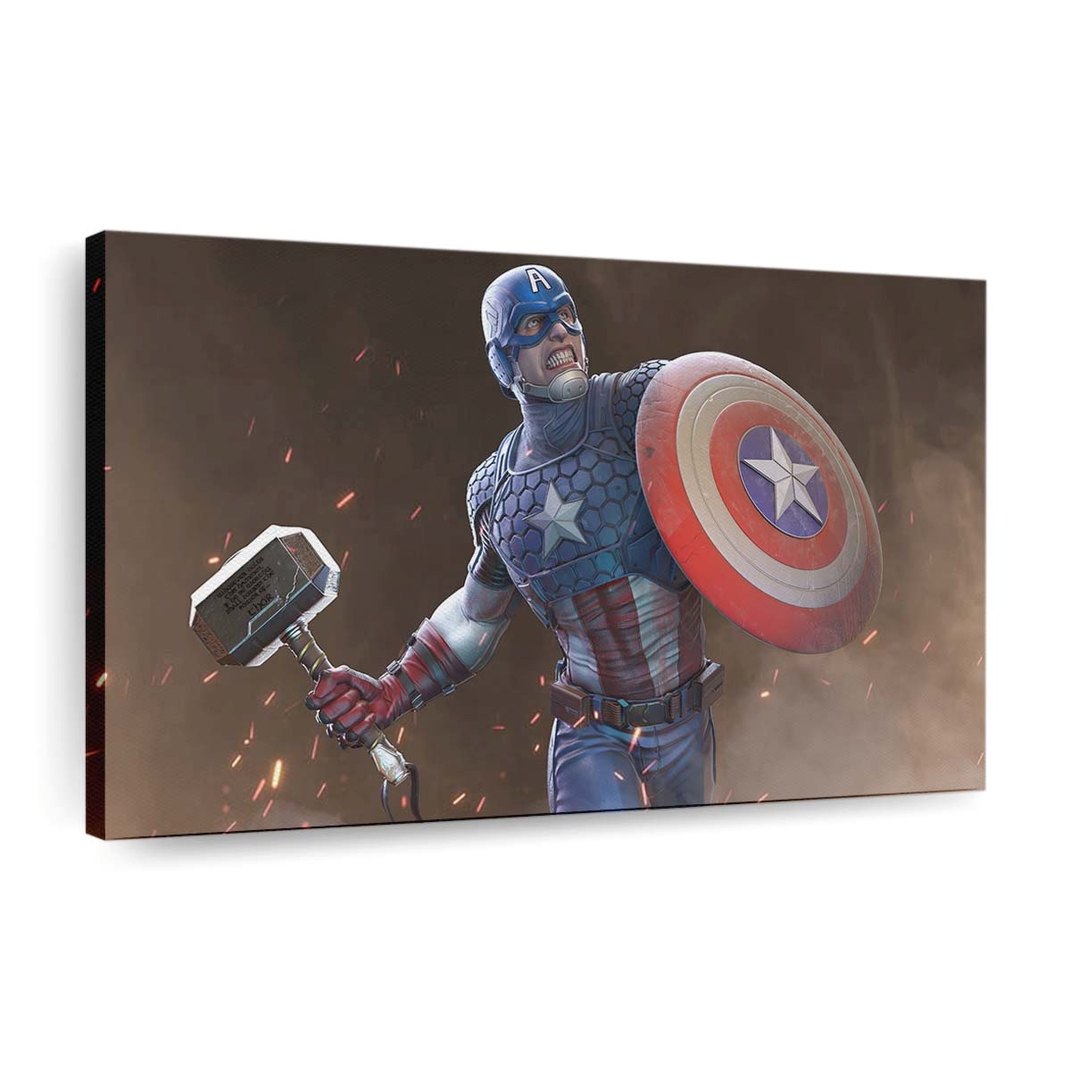 2020 Captain Amerika Kunstwerk 2 Leinwandbild - Marvel Wanddeko