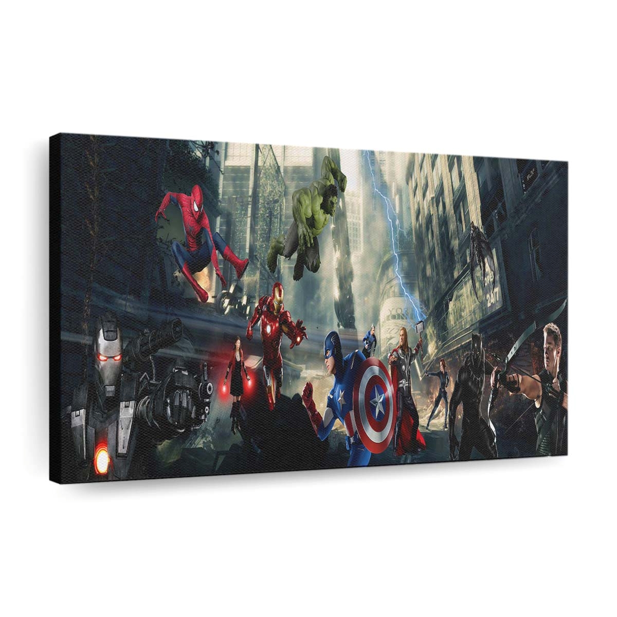Avengers Assemble Kunstwerk Leinwandbild - Marvel Wanddeko