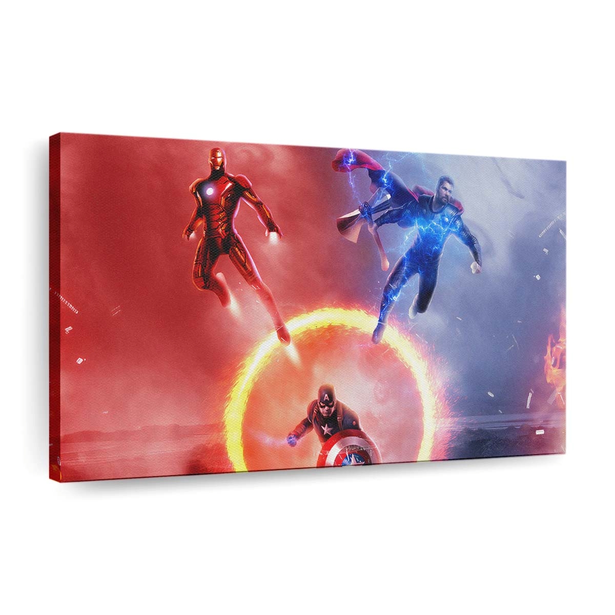 Avengers Endgame Dreifaltigkeit Leinwandbild - Marvel Wanddeko