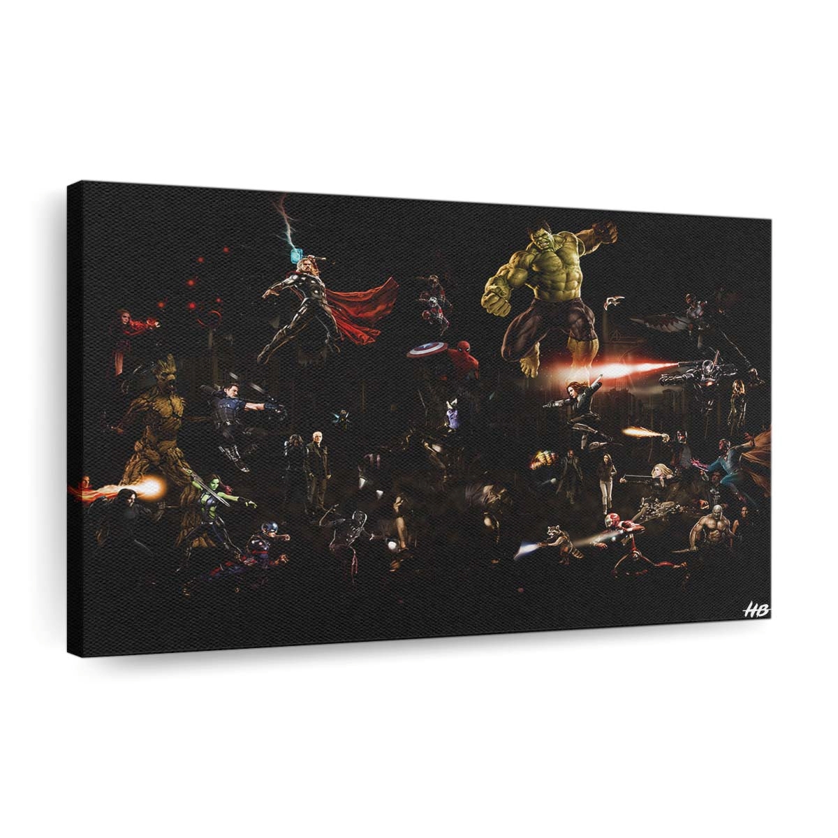 Avengers Infinity War 2018 Kunstwerk Leinwandbild - Marvel Wanddeko