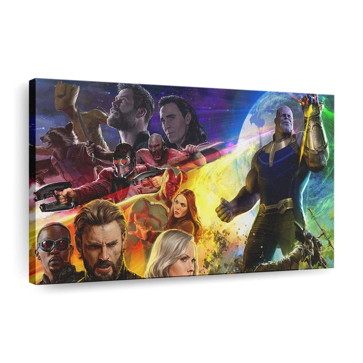 Avengers Infinity War Charaktere Leinwandbild - Marvel Wanddeko