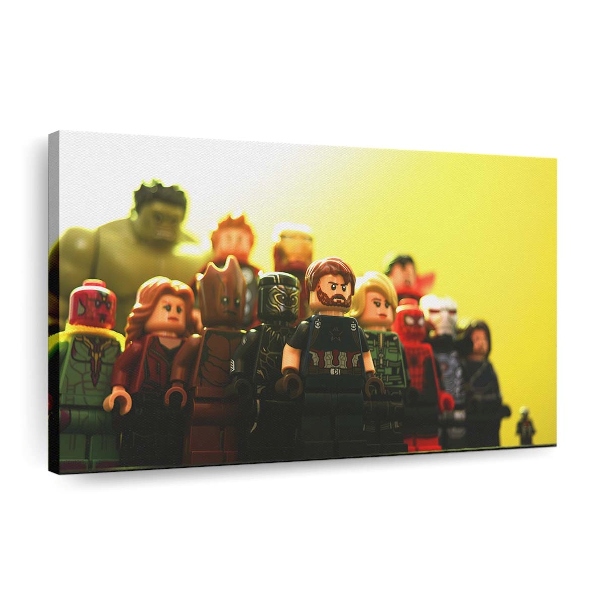Avengers Infinity War Lego Kunst Leinwandbild - Marvel Wanddeko