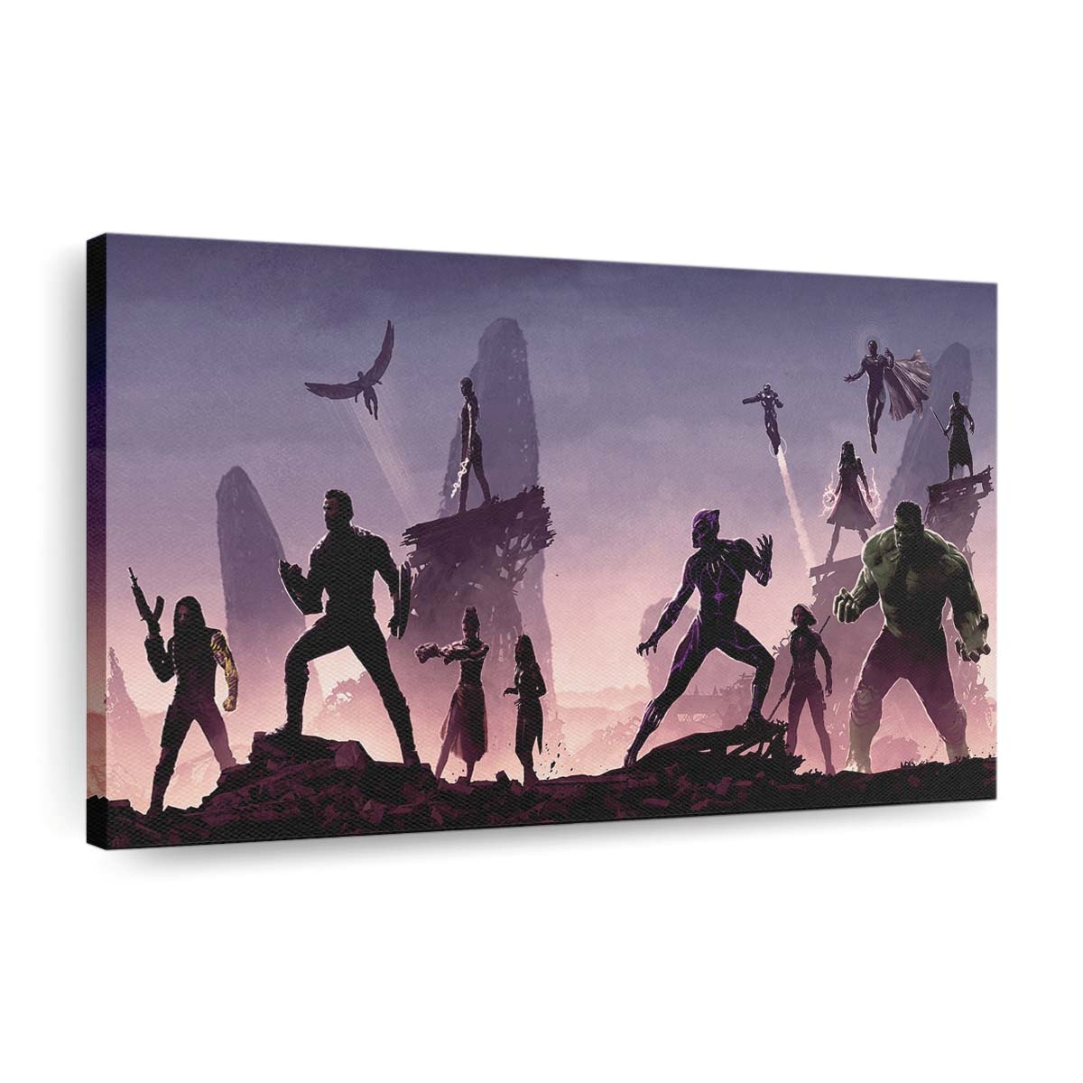 Avengers Infinity War Werbung Leinwandbild - Marvel Wanddeko