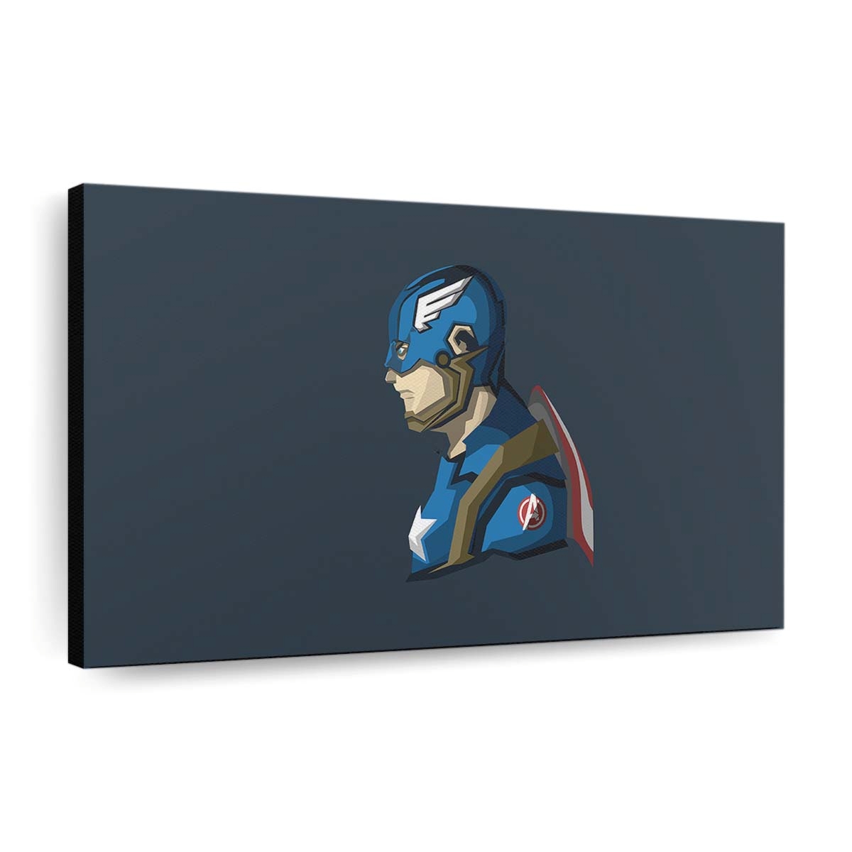 Captain Amerika Minimalismus 2 Leinwandbild - Marvel Wanddeko