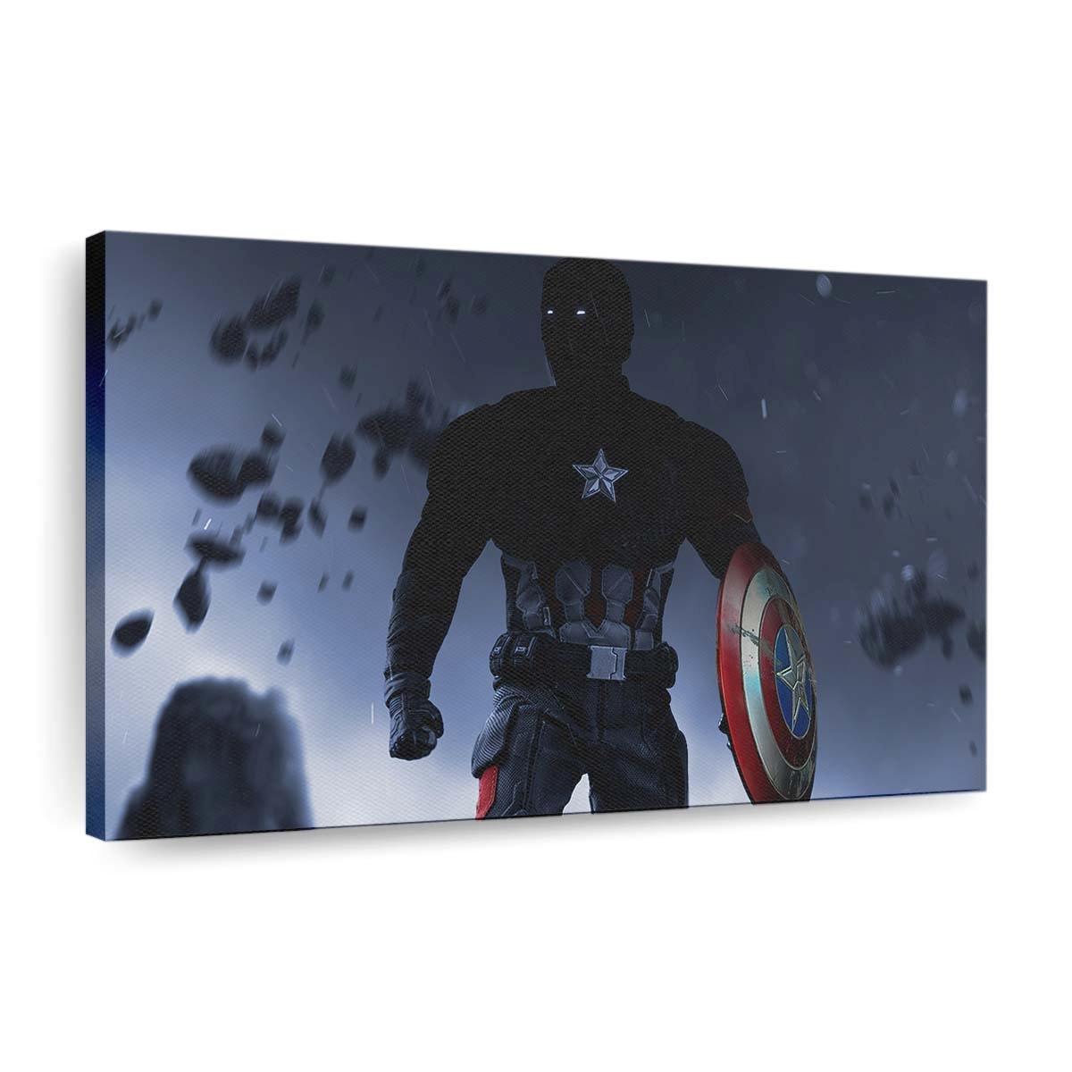 Captain Amerika Nach dem Sturm Leinwandbild - Marvel Wanddeko