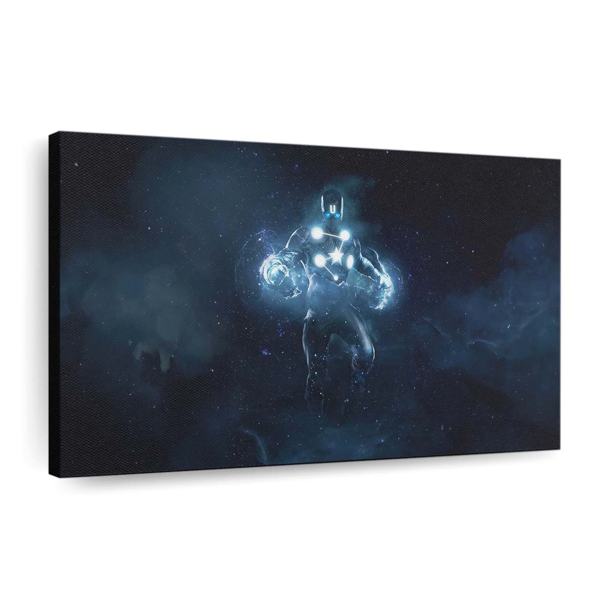 Captain Amerika inmitten der Sterne Leinwandbild - Marvel Wanddeko